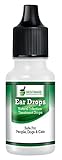 Ear Drops by BestMade | Natural Infection Treatment Drops | Safe for People, Dogs & Cats | Helps with Hearing, Otalgia, Otitis Externa, Ear Mites, Wax, Yeast, Itching & Unpleasant Odors