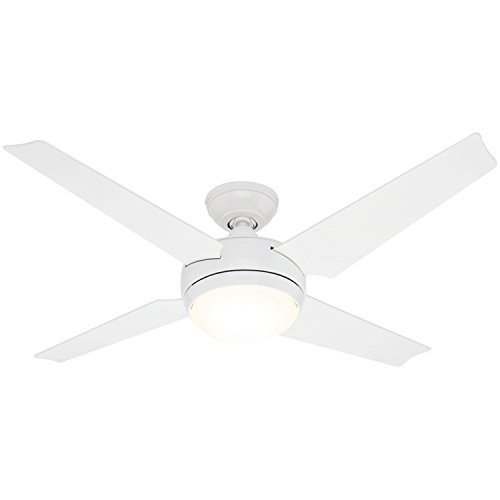 Hunter Indoor Ceiling Fan With Light And Remote Control Sonic 52