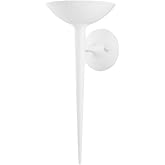 Troy Lighting Cecilia - 1 Light Wall Sconce in Modern Style-18.5 Inches Tall and 8 Inches Wide-White Finish