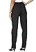 Roamans Women's Plus Size Tall Bend Over Super Stretch Pull-On Pants