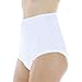 Wearever (3-Pack) Women's White Cotton Comfort Regular Absorbency (0.5 Cup) Incontinence Panty Large (Fits Hip Sizes: 41-42