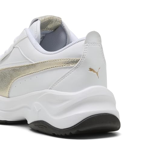 Cilia Mode Metallic Whisper, Zapatillas de Deporte para Mujer, Blanco Dorado Negro, 39 EU, Blanco Oro Negro, 39 EU
