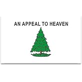 an Appeal to Heaven Flag Sticker (Tree Historic Revolutionary Washington Cruiser) (3 x 5 inch)