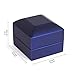 Gaxcoo Engagement/Wedding Ring Box for Presentation,Proposal with LED Light and 3 Piece Jewelry Polishing Cloth