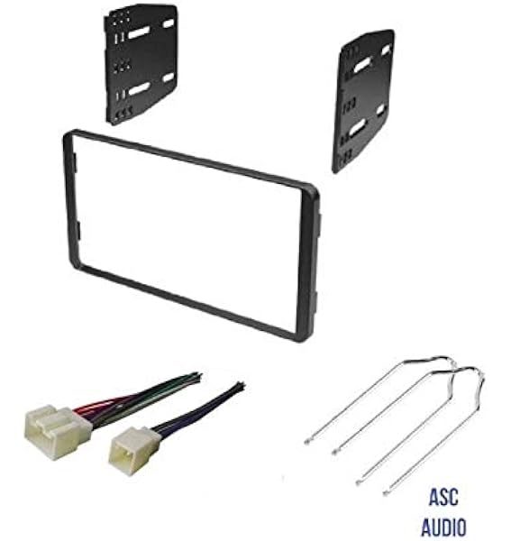 Amazon Com Asc Car Stereo Radio Install Dash Kit Wire Harness And Radio Tool To Install A Double Din Aftermarket Radio For Select Ford Lincoln Mazda Mercury Vehicles Compatible Vehicles Listed Below