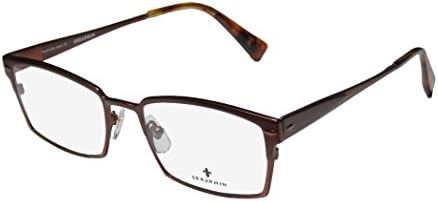 Seraphin Oliver Mens/Womens Rx Ready For Teens Designer Full-rim Titanium Eyeglasses/Eye Glasses (53-18-150, Chocolate)