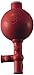 Pipette Filler 3 Valve Silicone RED