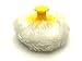 Idol Design Baby Powder Puff with Container Case (Yellow)