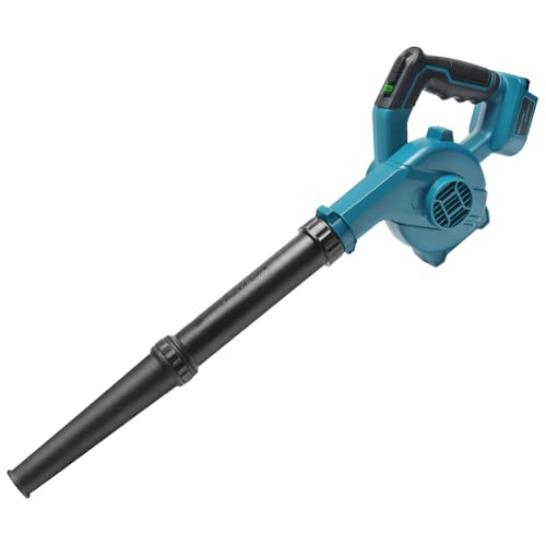 Waitley Battery Leaf Blower for Makita 18 V Battery, Wireless Leaf Blower with 189 km/h Air Speed, Variable Speed, Lightweight and Compact, without Battery and Charger