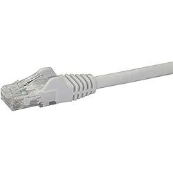 StarTech.com 25ft CAT6 Ethernet Cable - White CAT 6