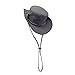 OMECHY Waterproof Outdoor Bucket Hat Summer UV Protection Sun Cap Boonie Fishing Camouflage Hat,Grey
