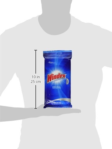 image for Windex Glass & Surface Wet Wipe Cloth 7 x 8 28/Pack