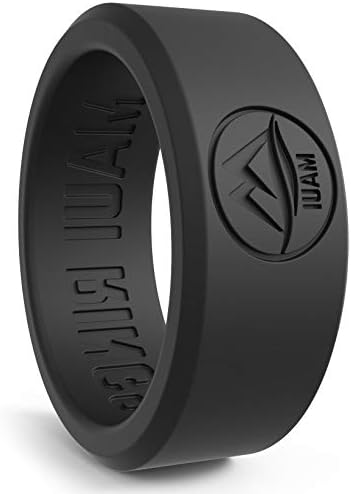 BEST Silicone Wedding Ring SOLID STYLE Engagement Rings Silicone Band for Men Wedding Rubber Bands Mens Ring Men Wedding Band SAFE ring Sport Gym