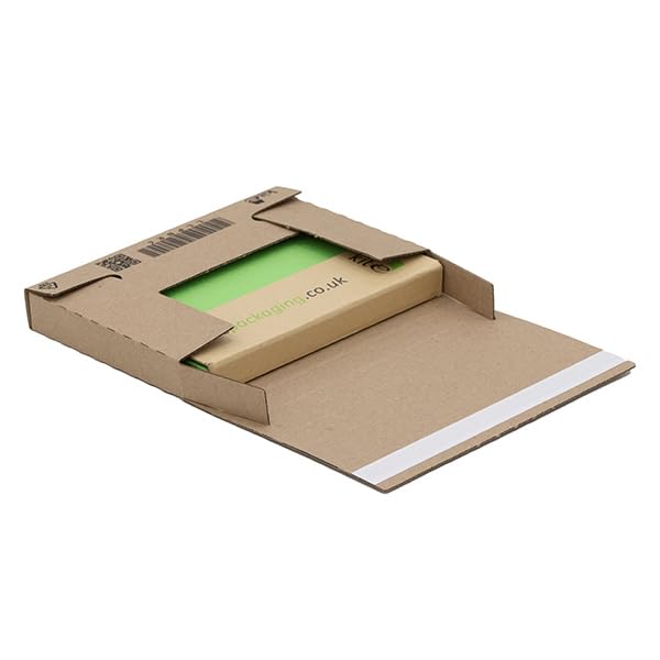 (25 pack) C6 A6 Peel and Seal Size Box Large Letter Strong Cardboard Shipping Mailing Postal Pip Box - ROYAL MAIL BROWN LARGE LETTER PIP CARDBOARD POSTAL MAILING BOX