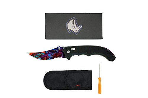 Rhingo elite flip knife folding g10 handle (hyper beast…
