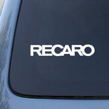 Recaro Racing Seats - Car, Truck, Notebook, Vinyl Decal Sticker #2520 | Vinyl Color: White