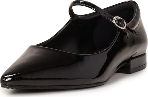 Vince Camuto, Women's, Eloise Mary Jane Flat, Black, 9.5, Medium