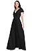 KOH KOH Womens 2025 Long V-Neck Ruffle Sleeveless Bridesmaid Prom Gown Maxi Dress