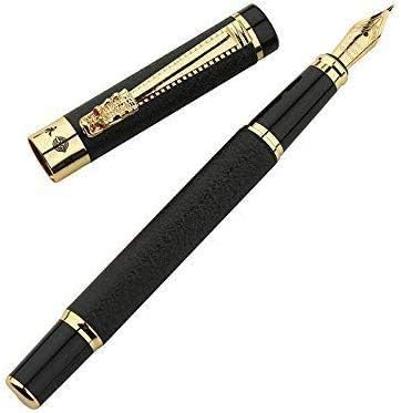 Amazon 万年筆 プロフェッショ 金属製ペン先 オシャレ 極細字 プレゼント 0 38mm 0 5mm 0 7mm 3種類のペン先セット ゴールド 万年筆 文房具 オフィス用品