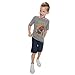 Jumping Beans Little Boys' 4-12 Amazing Spiderman Tee 7 Charcoal Snow