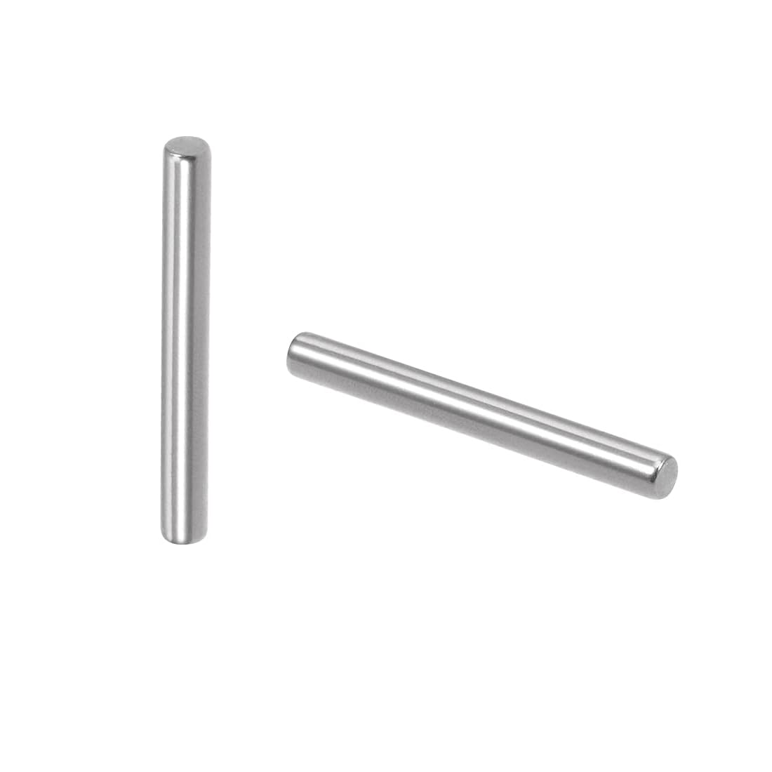 Unifizz 100Pcs 2 x 18mm Dowel Pin 304 Stainless Steel Shelf Pegs Support Shelves Silver Tone