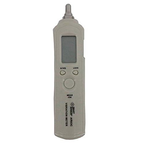 Graigar AR63C Digital Pen Type Vibration Meter Tester Gauge Analyzer Vibrometer Acceleration 0.1~199.9m/s2 Velocity 0.1~199.9m/s