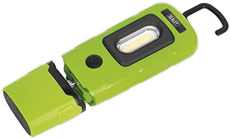 Sealey Led3601G Rechargeable 360? Inspection Lamp 2W Cob + 1W Led Green, White