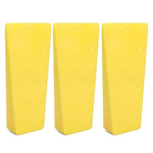 Ztoma Tree Felling Wedges,3Pcs Tree Felling 5Inch Wedges for Logging Falling Cutting Cleaving Chainsaw