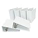 Binders.com 4 Inch D-Ring Heavy Duty Customizable / View Binder, White, Pack of 6 (11400SLNTD)(4.75 inch spine width approximately)