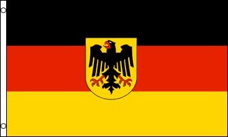 WEST GERMANY EAGLE FLAG, 3'X5' German State Ensign