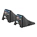 CURT 22800 Black Plastic Camper RV Wheel Chocks for Trailers, 2-Pack