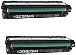 CE740A Compatible Black Toner for HP Color LaserJet CP5220, CP5225, CP5225dn, CP5225n printers- 2 Pack