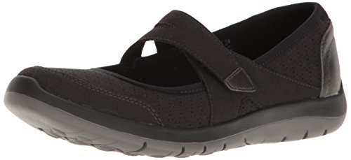 Aravon Women s Wembly Mary Jane Fashion Sneaker, Black, 7.5 D US