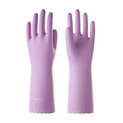 image for LANON Protection Reusable Cleaning Gloves wahoo PVC Dishwashing Gloves