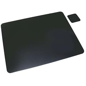 leather desk mat with edge protector
