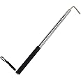 scottchen PRO RV Awning Rod Opener Easy Reach Telescopic Puller 13-3/4" to 44-3/4" Stainless Steel Silver & Black - 1pack