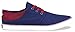 Hipster Mens Comfort Shoe, Navy / Claret, 10 D(M) US