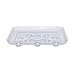 Curtis Wagner Clear Carpet Saver Heavy Duty Square Plant Saucer (12