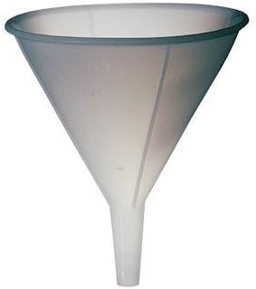 High-density polyethylene utility funnel, 16 oz