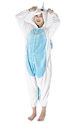 LATH.PIN Unisex Adult Kigurumi Onesie Dragon Dinosaur Pajamas Halloween Costume