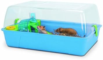 Savic Rody Hamster Cage Blue Amazon Co Uk Pet Supplies