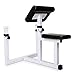 Grfamily Arm Machines for Home N-026 Fitness Preacher Curl Bench for Arm Strength Exercise White & Blackthumb 4