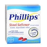 Phillips Phillips Stool Softener Liquid Gels, 30 each (Pack of 3)