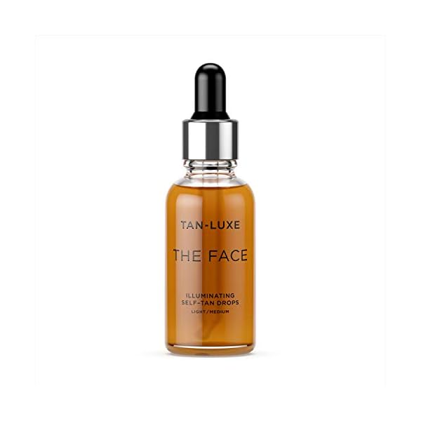 Tan-Luxe-THE-FACE-Self-Tan-Drops-LightMedium-30-ml-Add-Tanning-Drops-to-Skin-Care-for-Custom-Face-Tan-Cruelty-Free-Vegan Tan Luxe THE FACE Self Tan Drops, Medium (30 ml) Add Tanning Drops to Skin Care for Custom Face Tan, Cruelty Free…
