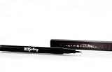 Best Black Waterproof Eyeliner - Fine Tip Liquid Eyeliner Pen, Perfect Cat Eyes, Felt Tip Eye Liner by Lash Factory, Long Wearing