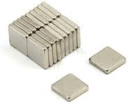 45H Neodymium Magnet for Arts Crafts, Model Making, DIY and Hobbies - 5mm x 5mm x 1mm thick - 0.4kg Pull - Pack of 20