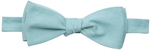 Original Penguin Men's Pique Solid To-Be-Tied Bowtie, Aqua, One Size