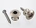 2 Buttons Only for Dunlop Strap Locks Nickel (Original Version) primary