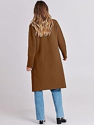 ANRABESS Long Cardigans for Women Lapel 2023 Fall