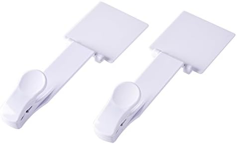 Little Poplar Powerful Plastic Foldable Hooks, Hanging Hooks for Kitchen, Bathroom or Office (2PCS)